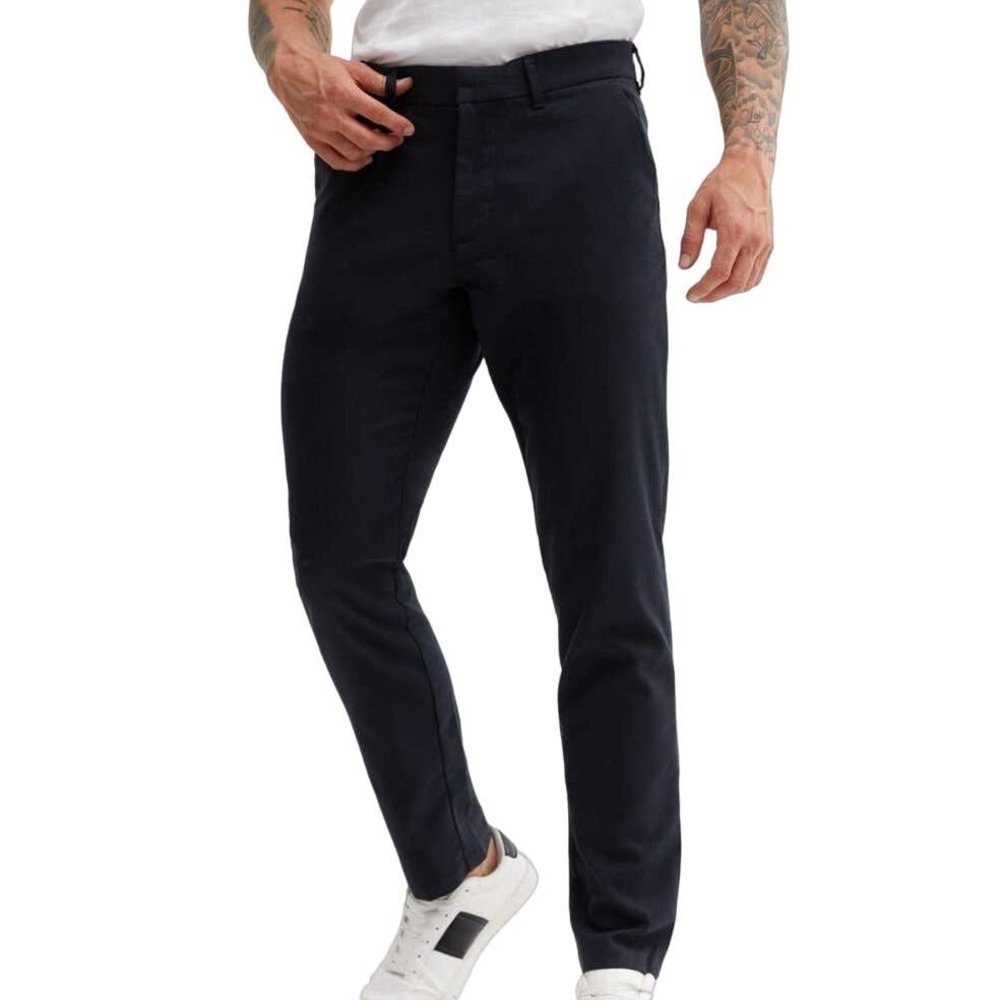 New Look Mid Rise Slim Suit Trousers in Navy, Size 30S​​​​​​​